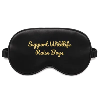 Wildlife Mom Sleep Mask: Support Wildlife Raise Boys Design