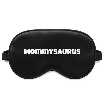 Mom Dinosaur Sleep Mask: Mommysaurus Text Design for Parents