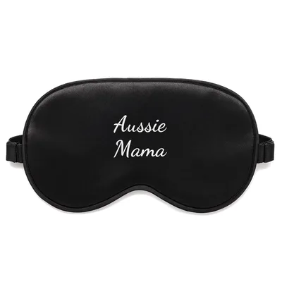 Australian Shepherd Mom Sleep Mask: Aussie Mama Design