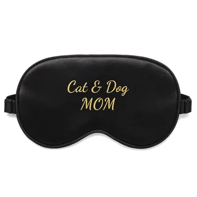 Cat and Dog Mom Sleep Mask for Pet Lovers