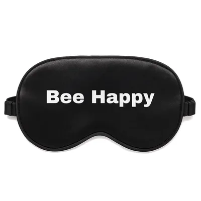 Bee Happy Sleep Mask: A Cute Bumble Bee Gnome Design for Spring