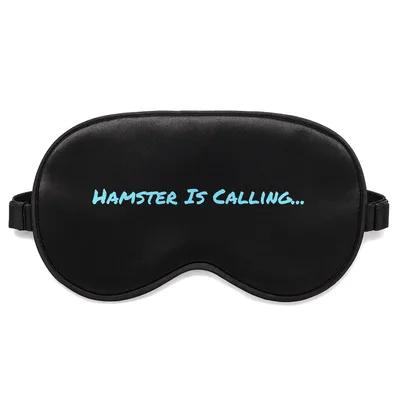 Hamster Lover Sleep Mask: Hamster Is Calling Meme Design