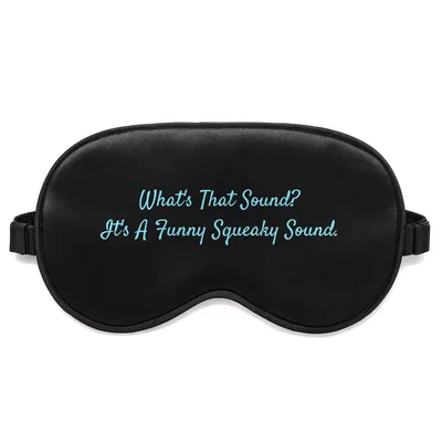 Squeaky Sound Joke Sleep Mask for the Punny and Playful