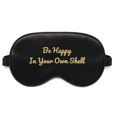 Happy Turtle Sleep Mask: Be Happy In Your Own Shell Design