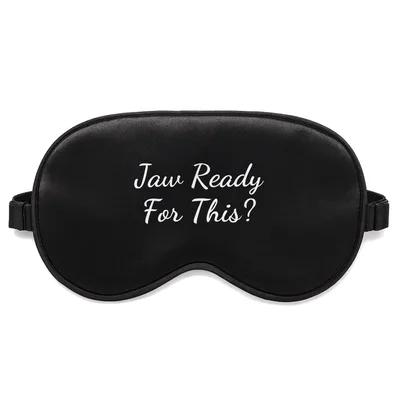Jaw Ready Sleep Mask: A Playful Shark Lover Design
