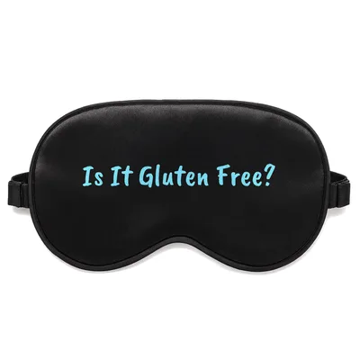 Gluten Free Sleep Mask for Dietary Awareness Humor