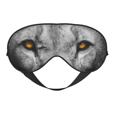 Lion Eyes Sleep Mask for Dreamers and Night Owls