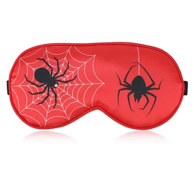Spider Web Design Sleep Mask for Arachnid Lovers