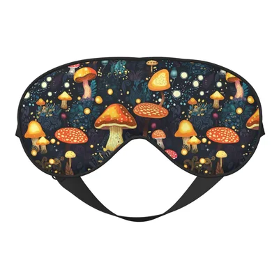 Mushroom Forest Sleep Mask for Dreamy Nights and Cozy Naps