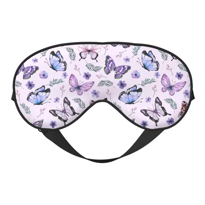Watercolor Butterfly Sleep Mask for Dreamy Nights