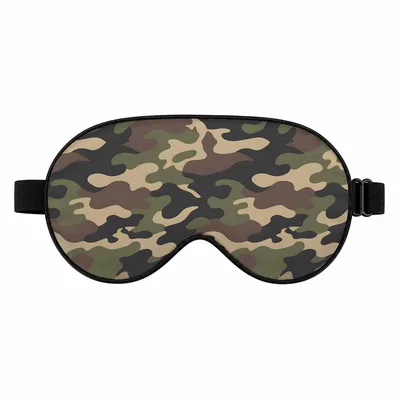 Military Camo Sleep Mask for Men and Women