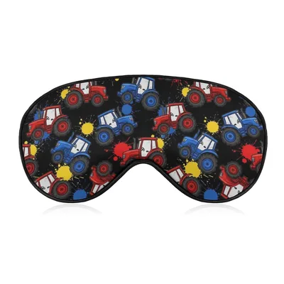 Tractor Pattern Sleep Mask