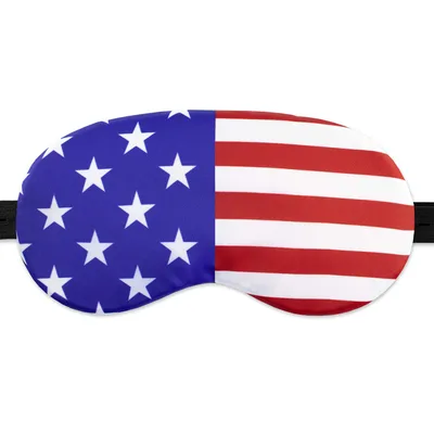 American Flag Blindfold Sleep Mask: Stars and Stripes Eye Cover