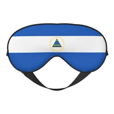 Nicaragua Flag Sleep Mask: National Pride for Rest and Travel