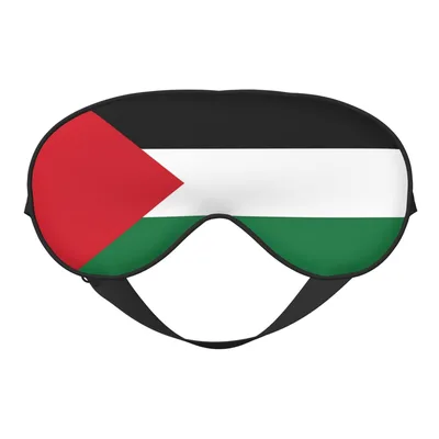 Palestine Flag Design Sleep Mask for Cultural Pride and Rest