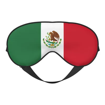Mexico Flag Design Sleep Mask for Pride and Rest