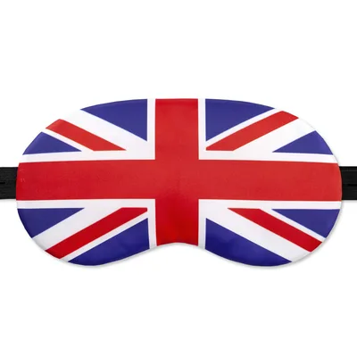 Union Jack Flag Sleep Mask: British Flag Design for Travel and Rest