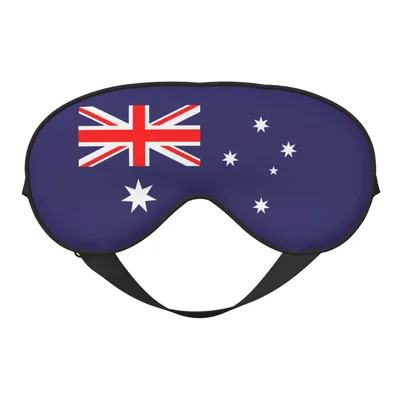 Australia Flag Design Sleep Mask for National Pride and Travel