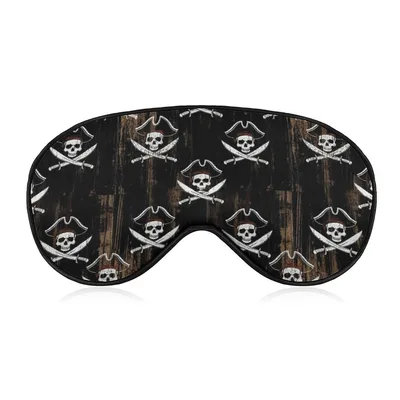 Pirate Skull Pattern Sleep Mask for Dark and Moody Rest