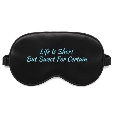 Life is Short Sleep Mask for Music Lovers