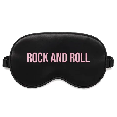 Rock and Roll Sleep Mask for Vintage Music Fans