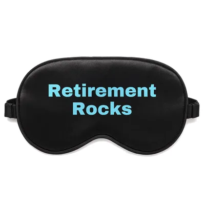 Retirement Rocks Sleep Mask for the Rocking Retiree