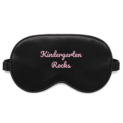 Kindergarten Teacher Sleep Mask for Music Lovers