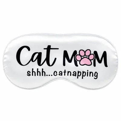 Cat Mom Sleep Mask for Cat Moms Who Love Naps