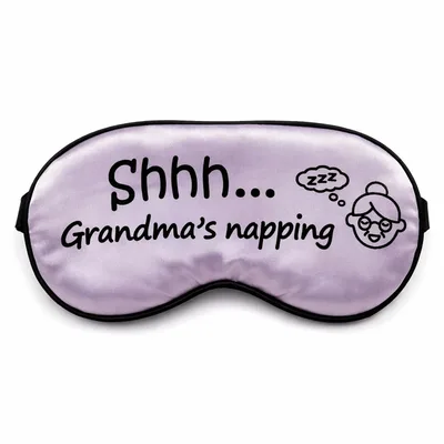 Grandma Napping Sleep Mask for Nap Lovers