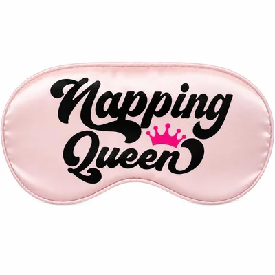 Napping Queen Crown Sleep Mask for Nap Lovers