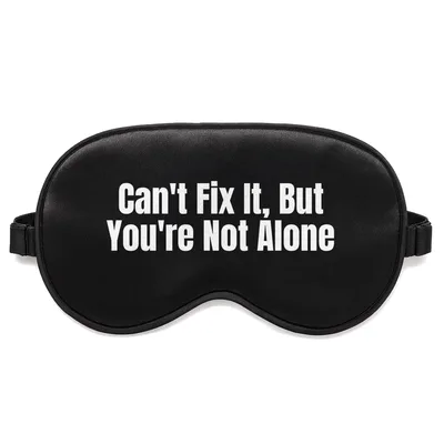 Nurse Sympathy Sleep Mask: Can't Fix It But You're Not Alone Design