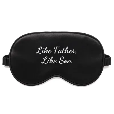 Like Father Like Son Sleep Mask for Dirt Bike Dads and Sons