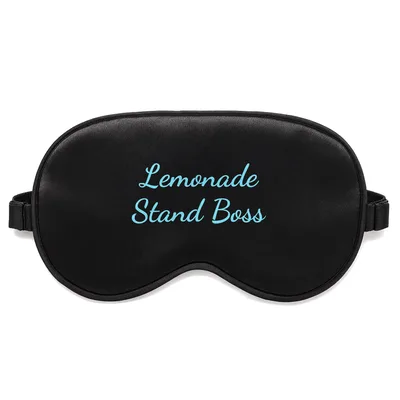 Lemonade Stand Boss Sleep Mask for Future Entrepreneurs