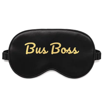 School Bus Driver Sleep Mask: Bus Boss Design for Drivers