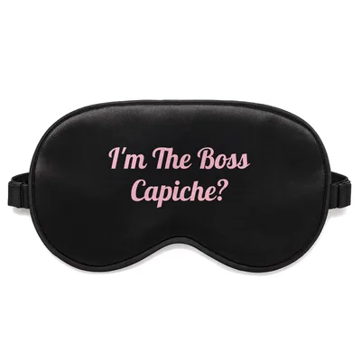 Im the Boss Sleep Mask Italian Mob Boss Humor