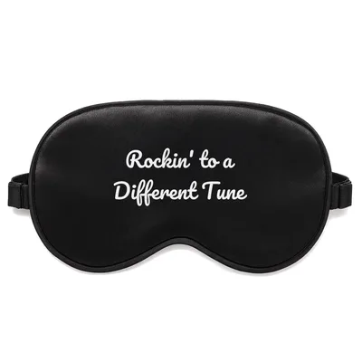 Music Lover Sleep Mask: Rockin' to a Different Tune Panda Design