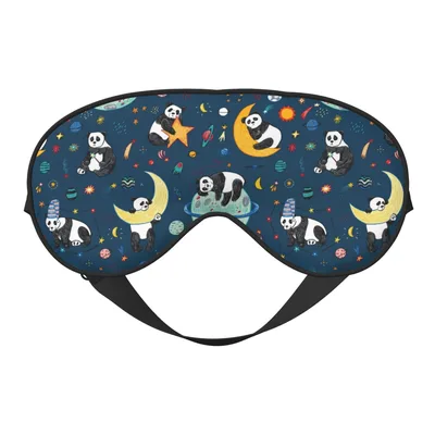 Panda Space Sleep Mask for Night Owls and Dreamers