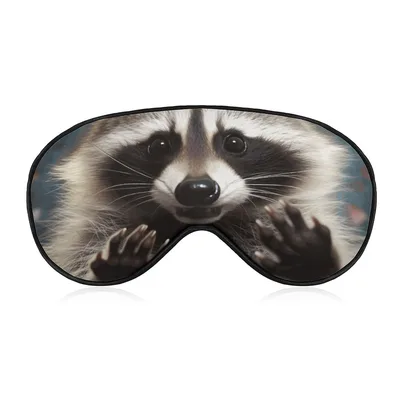Cute Raccoon Sleep Mask for Animal Lovers and Night Owls