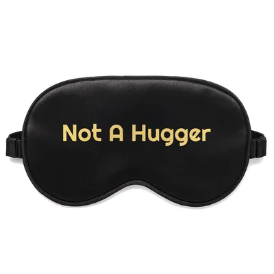 Not a Hugger Sleep Mask: Sarcastic Introvert Cactus Design