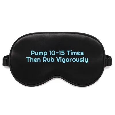 Hand Sanitizer Humor Sleep Mask for Sarcasm Lovers