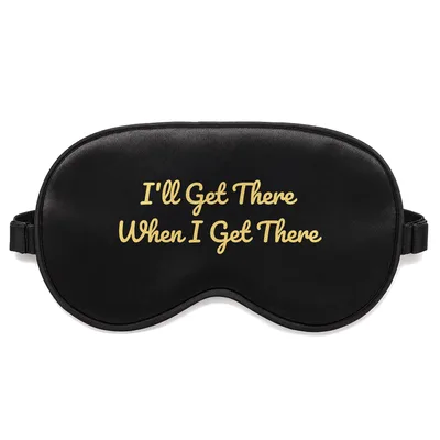 Relaxed Attitude Sleep Mask: Lazy Sloth Mailman Design