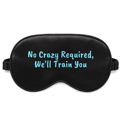Bowling League Sleep Mask: No Crazy Required, We'll Train You