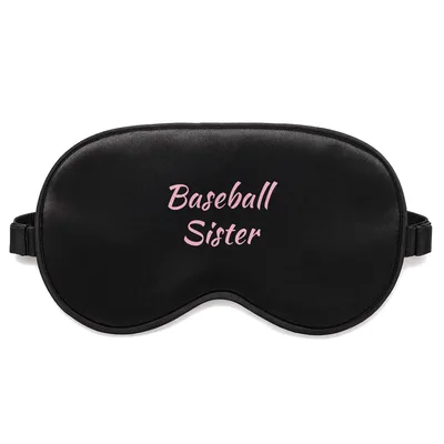 Baseball Sister Sleep Mask for the Fan Who Loves the Game