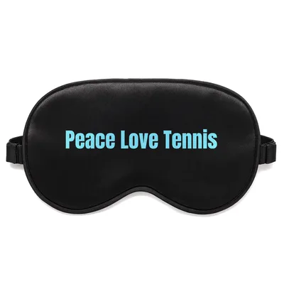 Peace Love Tennis Sleep Mask for Court Lovers