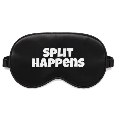 Bowling Fan Sleep Mask: Split Happens Design for Leagues