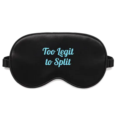 Too Legit to Split Sleep Mask for Bowling Fans