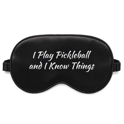 Pickleball Fan Sleep Mask for Court Enthusiasts