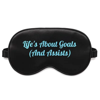 Soccer Mom Sleep Mask Life's About Goals And Assists