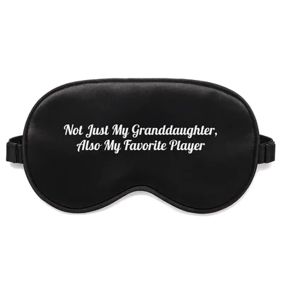 Grandma Softball Fan Sleep Mask: Favorite Player Design