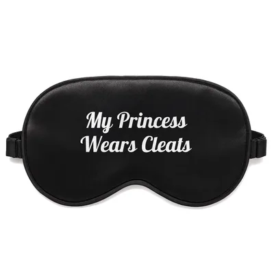 Soccer Princess Sleep Mask: My Princess Wears Cleats Design